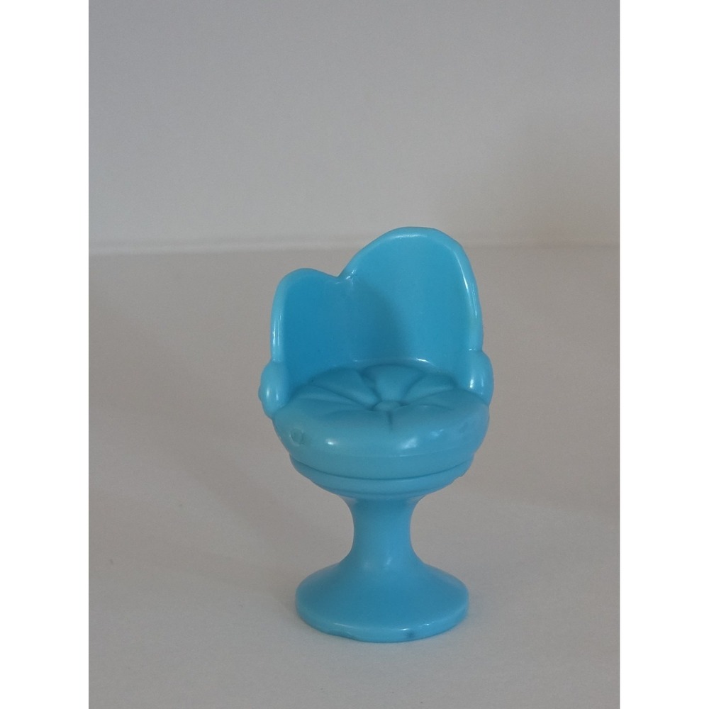 2000 Mattel Polly Pocket Blue Dollhouse Chair Furniture Accessory Vintage